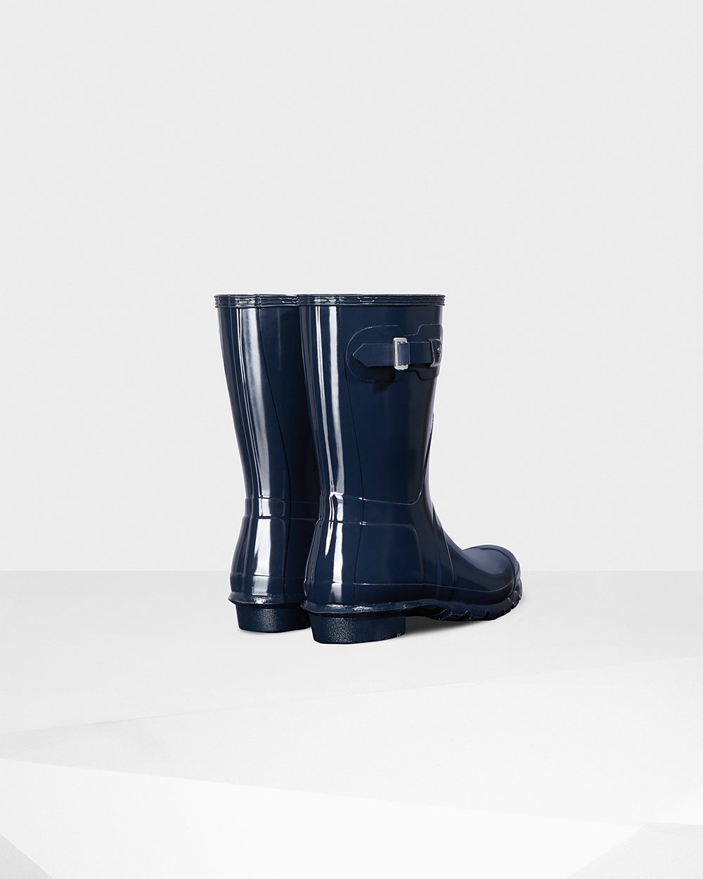 Botas De Cortas Original Gloss Hunter Mujer - Azul Marino - 076953ASK